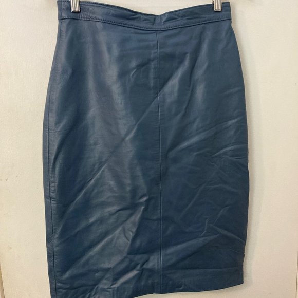 Ocean West leather skirt - Picture 1 of 9